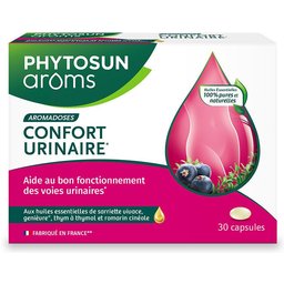 Aroms Sante_Soin_Du_Corps Capsules Confort Urinaire aux huiles essentielles - 30 Capsules, L 38/40, 30 Unité