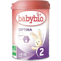 Lait 2ème Age Optima à Partir de 6 mois Bio 900g
