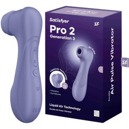 Pro2 Generation3 Double Air Pulse Vibrator App Lilac 1ut