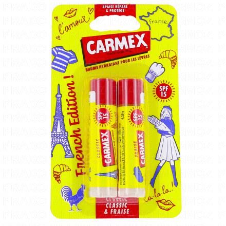 Baumes à lèvres - hydratant SPF15 lot de 2