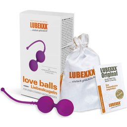 Bolas de amor moradas