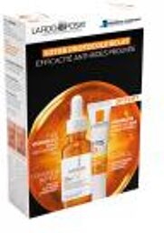 Pure Vitamin C12 Sérum Anti-Rides et Éclat 30 ml + Anthelios Fluide Invisible Sans Parfum SPF50+ 15 ml Offert - Lot 2 produits