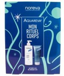 Aquareva Lait Corporel Hydratant 24H 400 ml + Gel Moussant Hydratant 200 ml - Coffret 2 produits