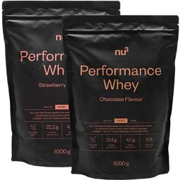 Performance Whey protéine en poudre fraise + chocolat