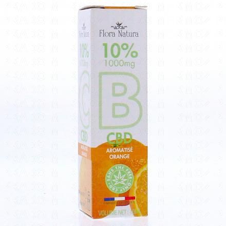 FLORA NATURA Huile de CBD - 10% aromatisé orange 10ml