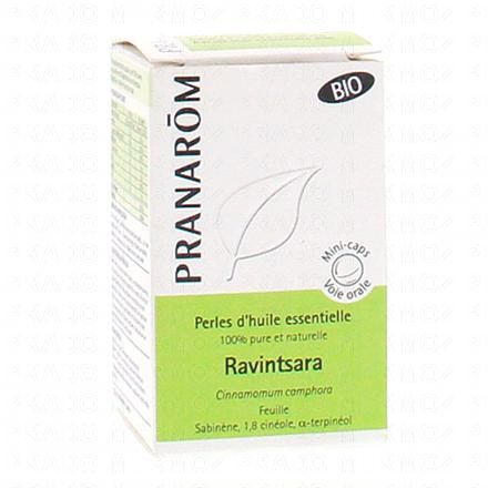 Perles d'huile essentielle Ravintsara bio x60 perles
