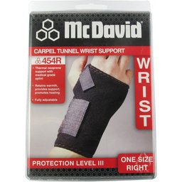 Carpel Tunnel 454 Support de Poignet Droit Taille Unique