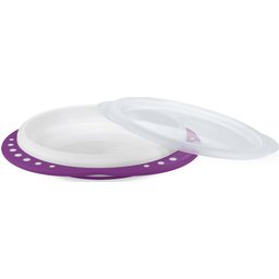 Assiette Easy Learn avec couvercle 1 pc