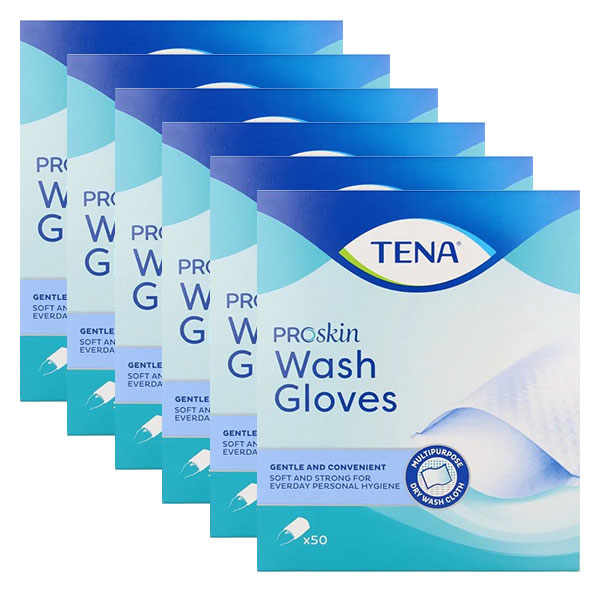 Proskin Wash Glove Gant de Toilette 50 unités - lot de 6