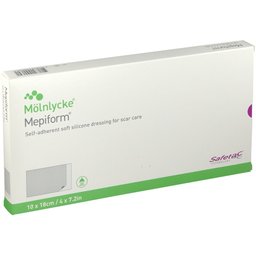 Mepiform® Pansement auto-adhésif siliconé Anti-Cicatrice 10 cm x 18 cm