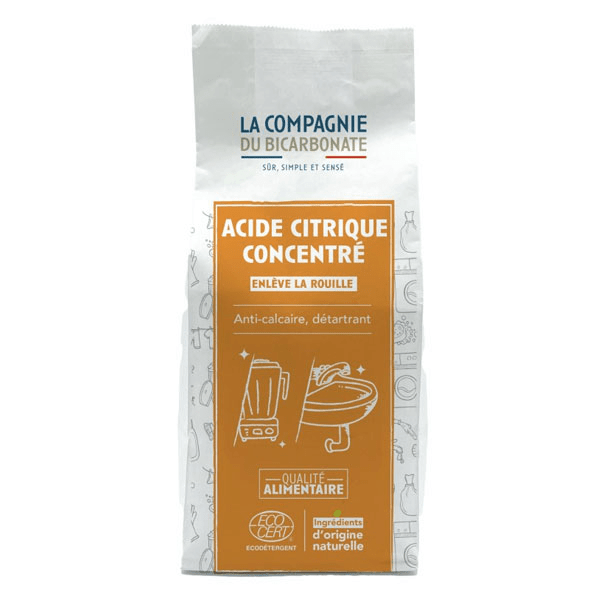 Acide citrique concentré alimentaire sachet kraft 1 KG