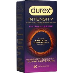 Intensity Extra Lubrifié Chaleur Corporelle Partagée 10 uts
