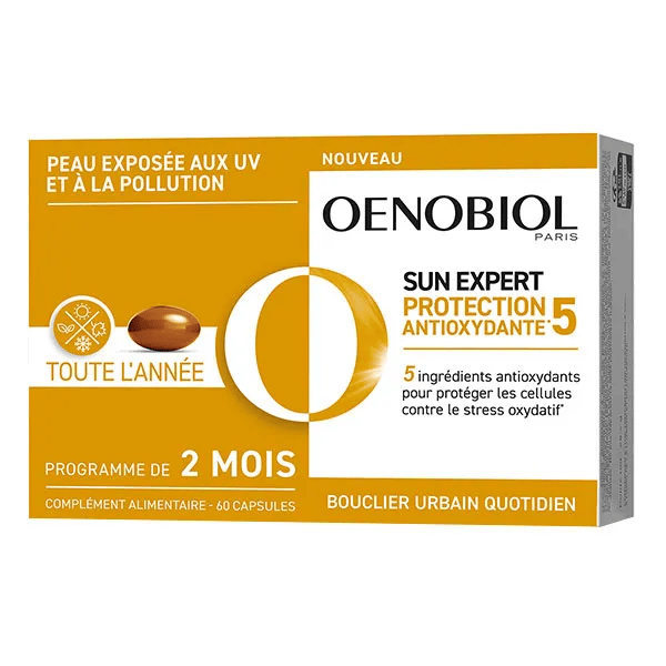 Sun Expert Protection Antioxydante pour la Peau 60 capsules