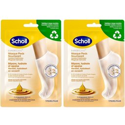 Masque Pieds Nourrissant à l'huile d'argan pour peaux sèches - 1 paire de 2 chaussettes