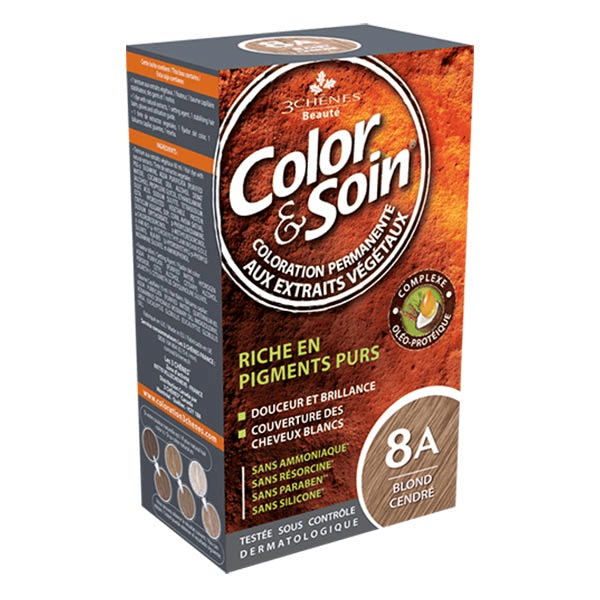 Color & Soin Coloration Permanente N°8A Blond Cendré