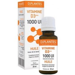 Vitamine D3++ 1000 Ui Huile 20ml