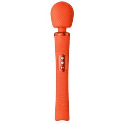 VIM Masseur en Silicone Rechargeable Orange 1ut