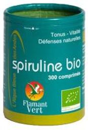 Spiruline Bio 300 Comprimés de 500 mg - Pot 300 comprimés