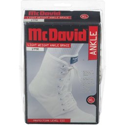McDavid® Chevillère Lightweight Blanc Taille XL