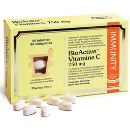 Bioactive Vitamine C 750 Mg | vitamine C | Collagène + Immunité + Système nerveux