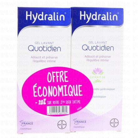Quotidien - Gel lavant lot de 2 / -20% sur le 2ème 200 ml