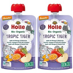 Tropic Tiger - Gourde pomme, mangue et fruit de la passion