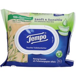 Tempo Papier hygiénique humide Doux & Sensitif