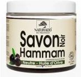 Savon Noir Hammam Huile d'Olive Bio 600 Grammes - Pot 600 g