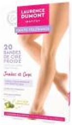 Haute Tolérance 20 Bandes de Cire Froide Corps & Jambes - Boîte 20 bandes + 4 lingettes + 1 notice