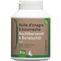 Huile Onagre + Bourrache 500 mg Bio