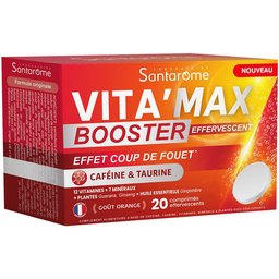 Vita'max Effervescent Booster Anti-Fatigue Goût Orange