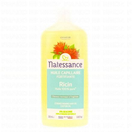 Huile de ricin fortifiante et régénérante cheveux et ongles flacon 250ml