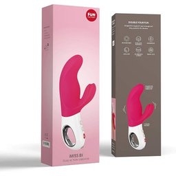 Miss Bi Dual Action Vibrator Rose White 1ut