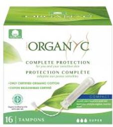 Tampon Applicateur Coton Bio Gots Super Bte 16 - Boîte 16 tampons