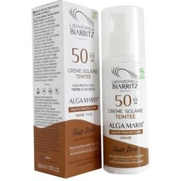 Algamaris Crème Solaire Teintée SPF50 Teinte Dorée 50ml