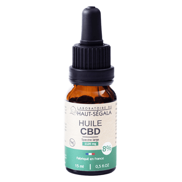 Haut-Ségala Huile CBD 8% Spectre Large 15ml