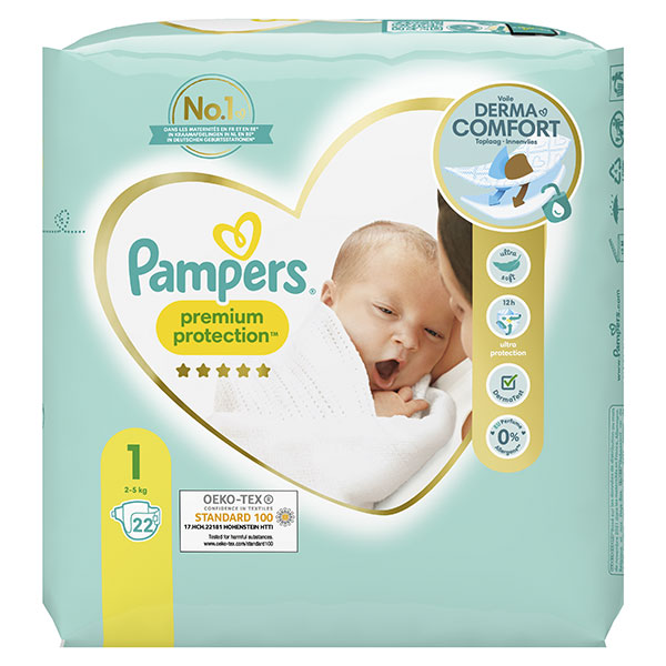 Premium Protection Couches Taille 1 22 unités