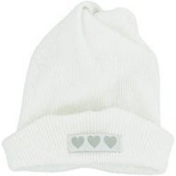 Petipouce Bonnet Naissance Coeur 1ut
