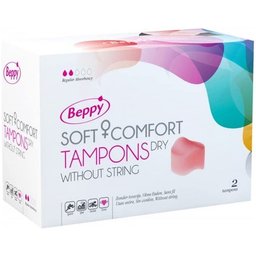 Tampons secs Soft Comfort sans bandelettes 2 pièces