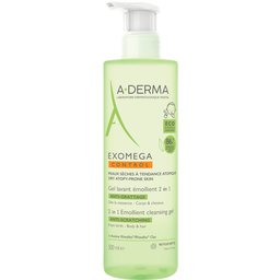 Exomega Gel Lavant Émollient 2en1 500 ml