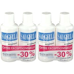 - Dermoliquide - Soin lavant pour l’hygiène intime quotidienne des femmes adultes - à base d’extrait de Sauge - Assure le bien-être intime quotidien - Flacons Lot 2x500 ml