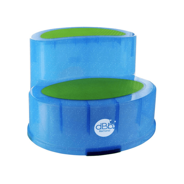 Marche Pied Bleu Pailleté Translucide