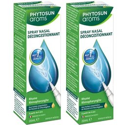 Aroms Spray Nasal Décongestionnant - aux Huiles Essentielles - Rhume, Rhinosinusite ou Rhinite Allergique