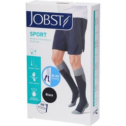 Sport Bas de Compression 15-20 Noir M