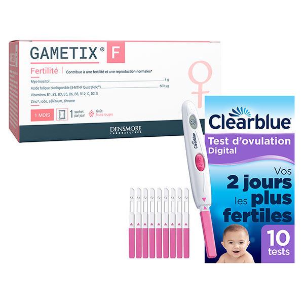 Gametix F et Clearblue Test d'Ovulation digital Fertilité, Conception, Grossesse