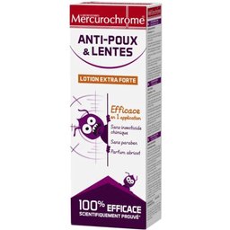 Mercurochrome Lotion Extra Forte Anti-Poux & Lentes