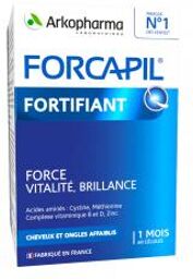 Forcapil Cheveux et Ongles 60 Gélules - Pot 60 gélules