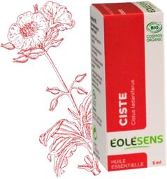 Eolesens Huile essentielle de Ciste (Cistus ladaniferus) BIO - 5ml - Éolésens
