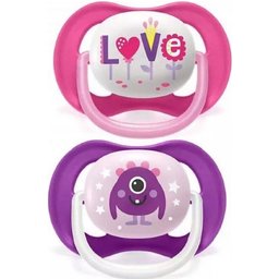 UltraAir Happy Monster Sucettes 6-18 Mois 2 Unités