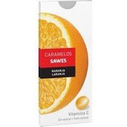 Bonbons balsamiques Orange sans sucre et avec vitamine C sous blister 22g